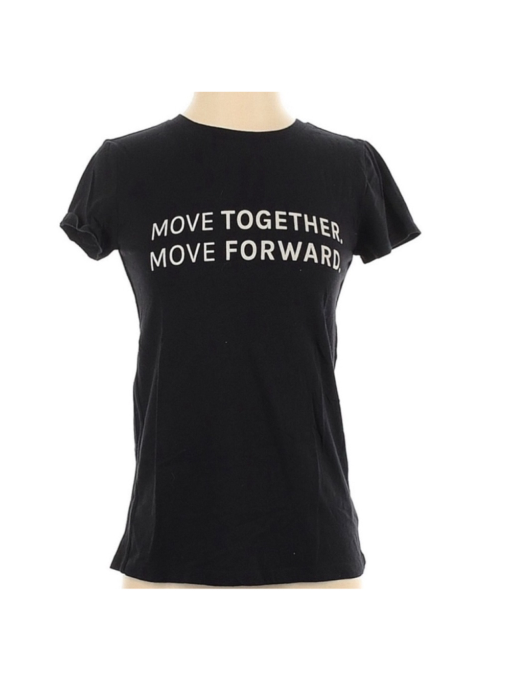 NWOT! Athleta Organic Daily Crew 100% Cotton T-Shirt Black Size XS
